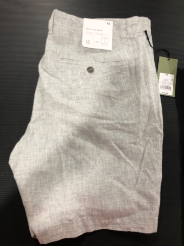 Photo 2 of [Size 40] Men's 7" Flat Front Shorts - Goodfellow & Co™ [Grey]