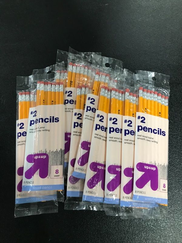 Photo 1 of 10- 8 packs of #2 pencils