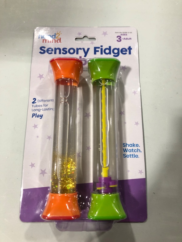 Photo 2 of 2pk Sensory Fidget Tubes - Hand2Mind