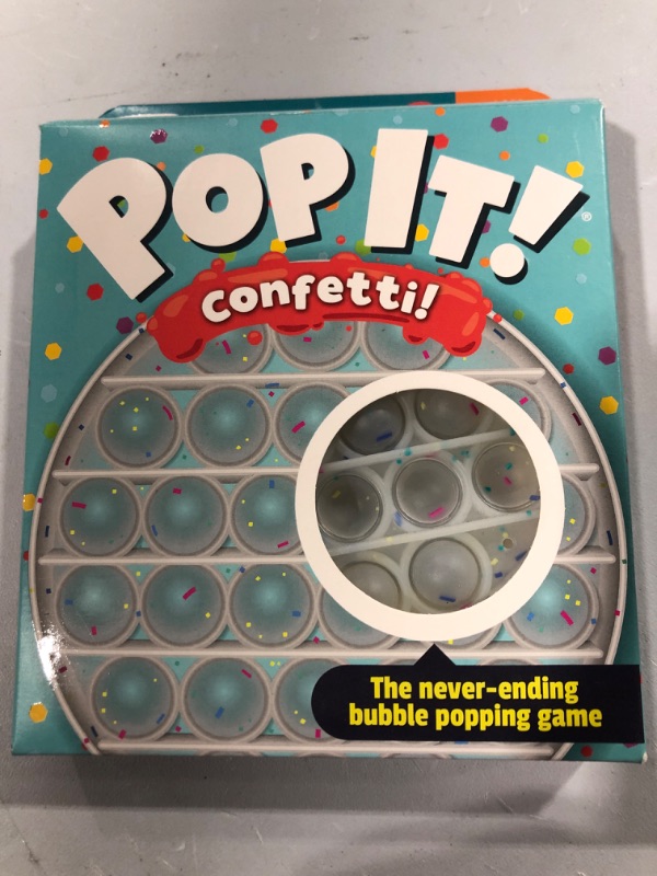 Photo 2 of Chuckle & Roar Pop It! Confetti! Bubble Popping Sensory Fidget Toy Game, Ages 3+