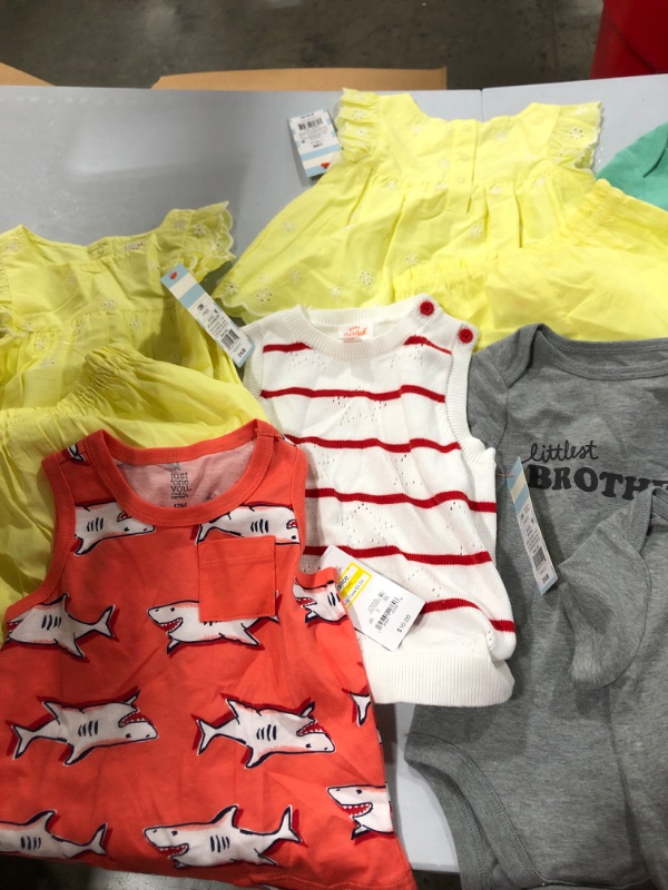 Photo 2 of Box lot of baby clothing