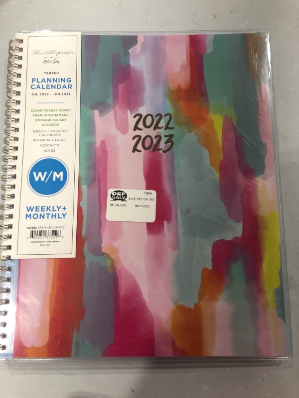 Photo 2 of 2022-23 Academic Planner Weekly/Monthly 8.5"x11" Mural - Thimble Press