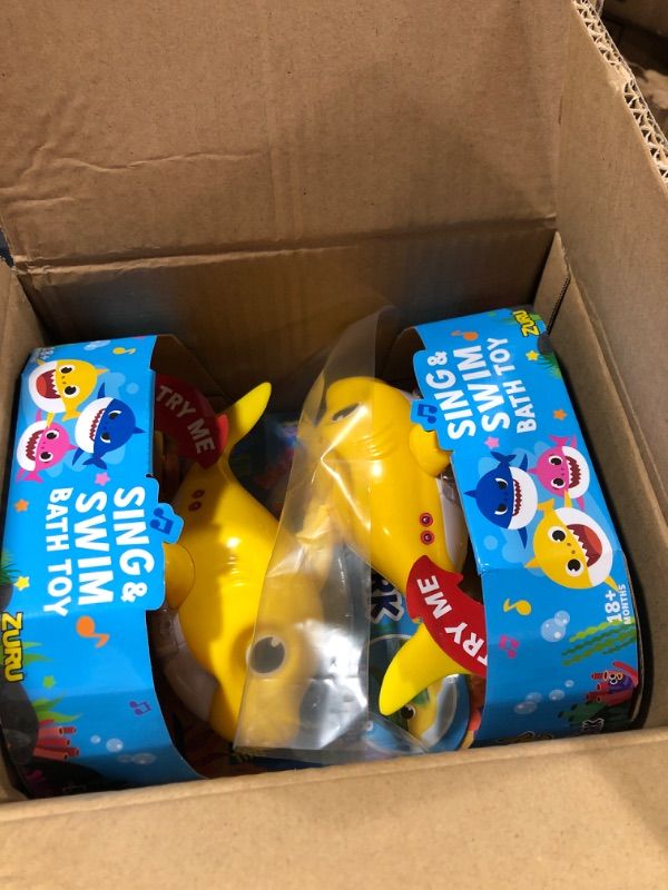 Photo 1 of 6- Baby Shark Bath Toy - Baby Sharks