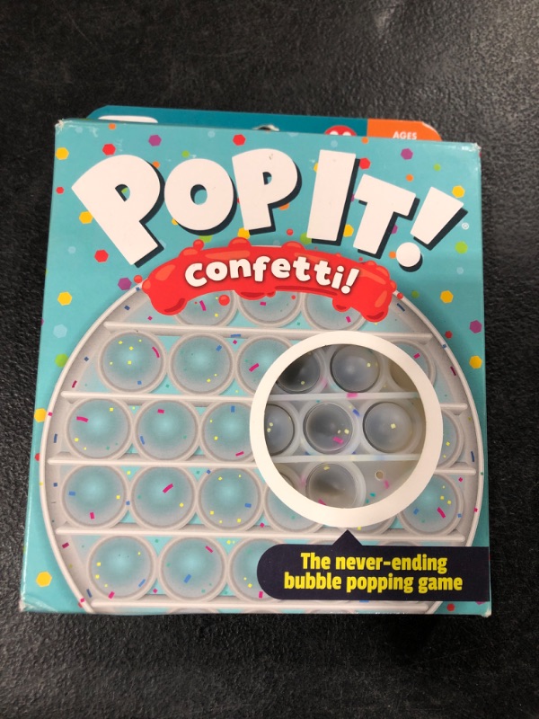 Photo 2 of Chuckle & Roar Pop It! Confetti! Bubble Popping Sensory Fidget Toy Game Ages 3+