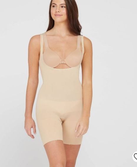 Photo 1 of ASSETS by SPANX Women's Remarkable Results All-in-One Body Slimmer - Light Beige - size Large