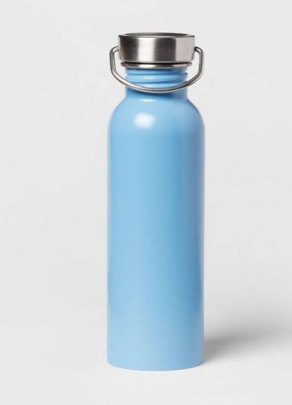 Photo 1 of 2- 24oz Stainless Steel Single Wall Non-Vacuum Chug Water Bottle - Room Essentials™