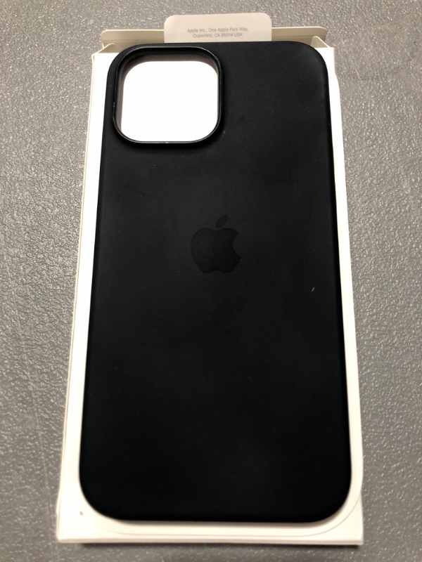 Photo 1 of Apple - Iphone 13 Pro Max Silicone Case With Magsafe - Midnight