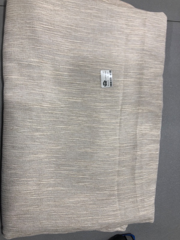 Photo 2 of 1pc Blackout Textural Overlay Window Curtain Panel - Threshold™