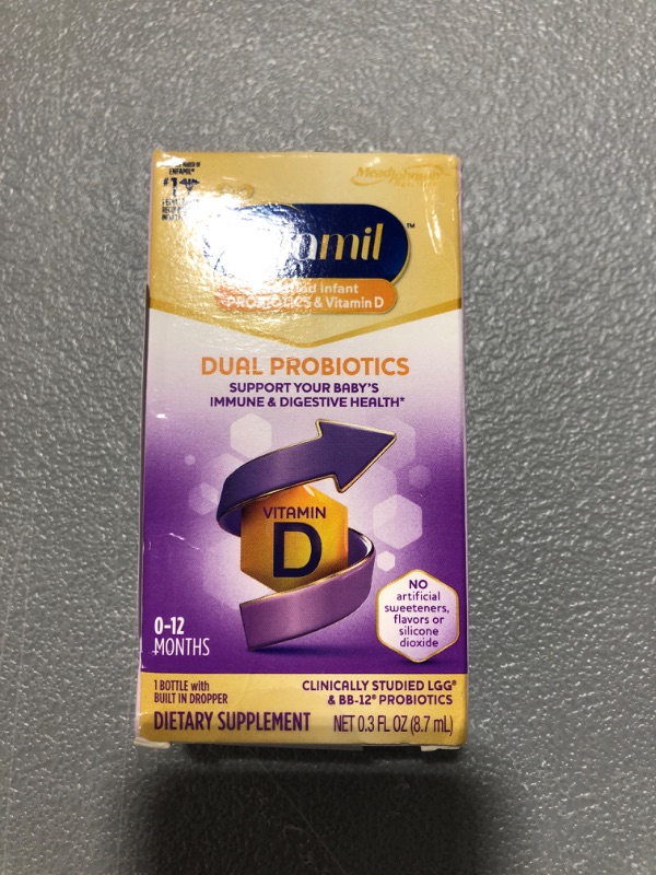 Photo 2 of Enfamil Dual Probiotic Infant Daily Drops - 0.3 fl oz