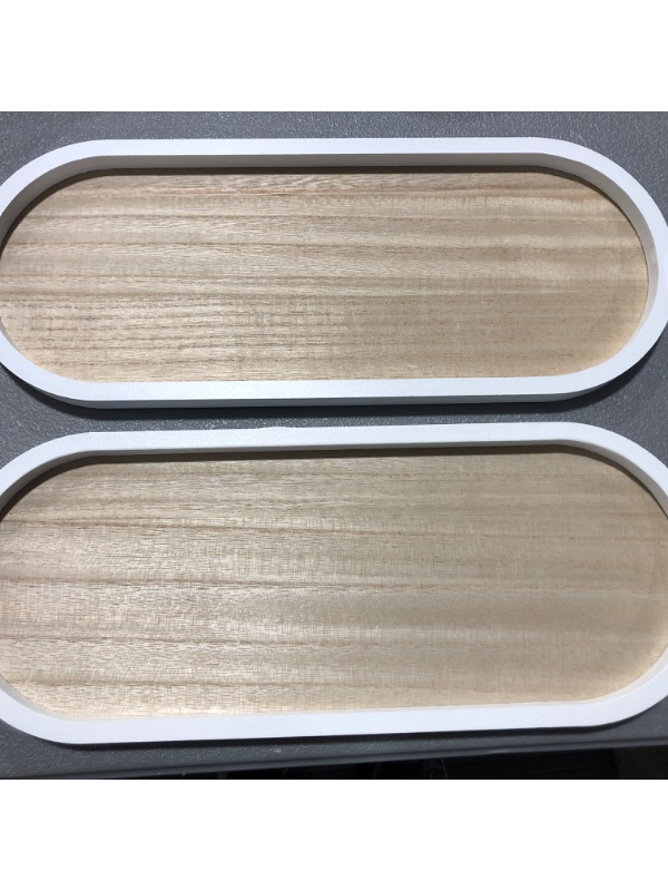Photo 1 of 2- wood trays