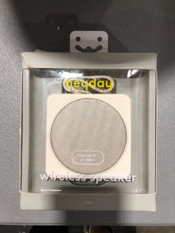 Photo 2 of Heyday Small Portable Bluetooth Speaker with Loop - Stone White