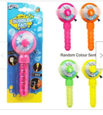 Photo 1 of 9- 2-in1 bubble fans- various colors.