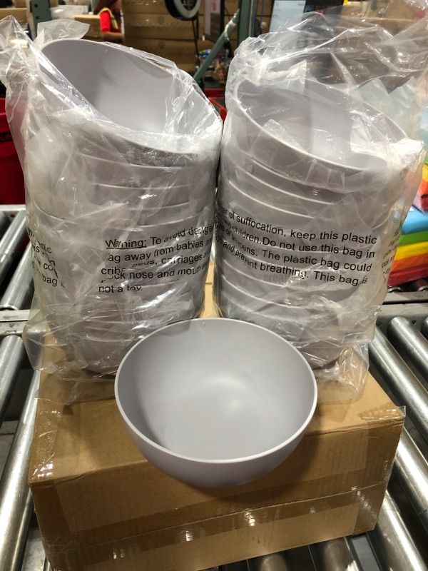 Photo 3 of [Pack of 24] 37oz Plastic Cereal Bowl - Room Essentials
