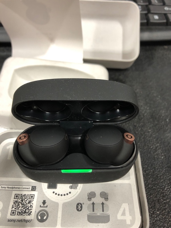 Photo 3 of Sony WF-1000XM4 Industry Leading Noise Canceling Truly Wireless Earbud Headphones with Alexa Built-in, Black
