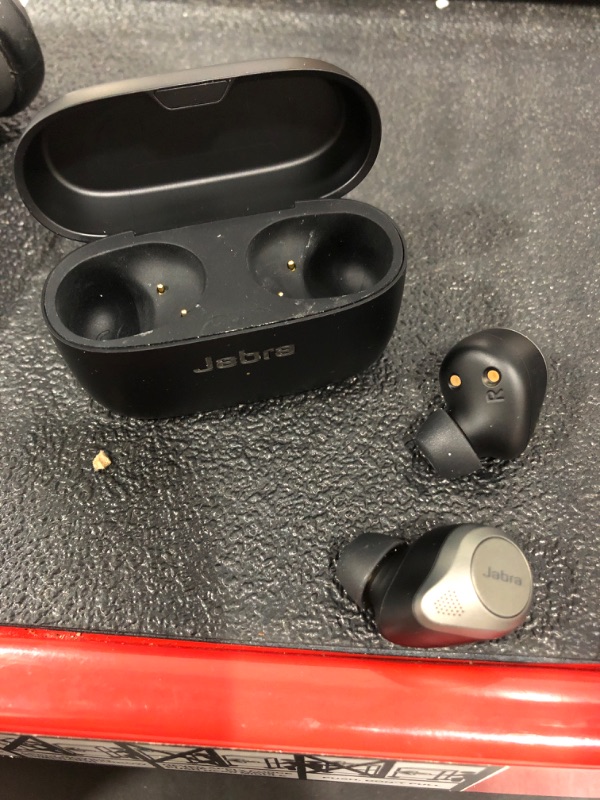 Photo 2 of Jabra Elite 85t True Wireless Bluetooth Earbuds, Titanium Black – Advanced Noise-Cancelling Earbuds with Charging Case for Calls & Music – Wireless Earbuds with Superior Sound & Premium Comfort
