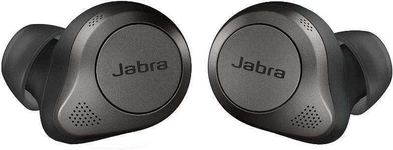 Photo 1 of Jabra Elite 85t True Wireless Bluetooth Earbuds, Titanium Black – Advanced Noise-Cancelling Earbuds with Charging Case for Calls & Music – Wireless Earbuds with Superior Sound & Premium Comfort
