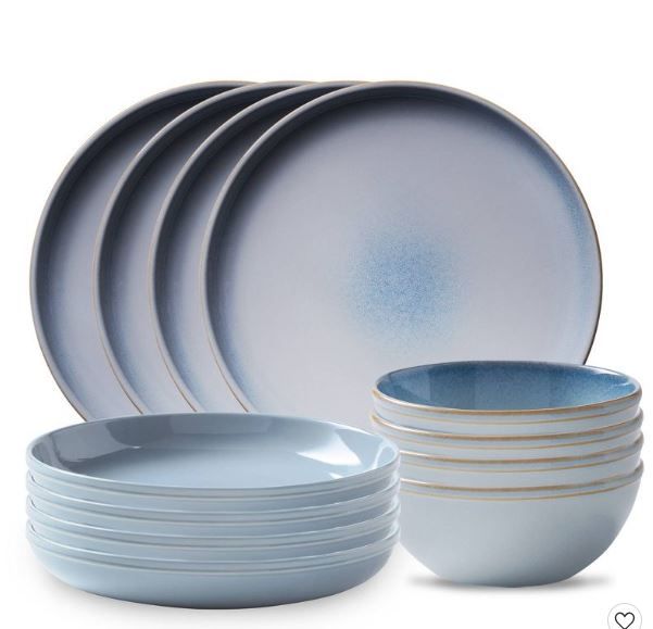 Photo 1 of Corelle 12pc Stoneware Dinnerware Set