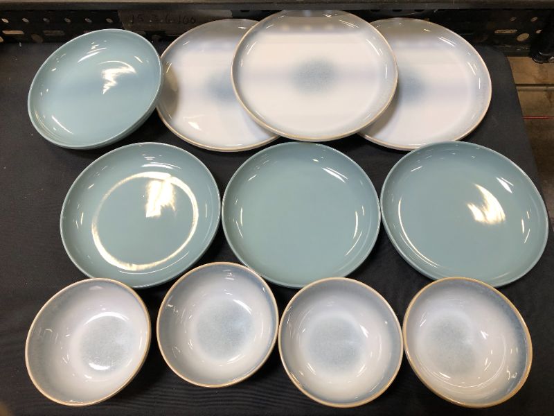 Photo 3 of Corelle 12pc Stoneware Dinnerware Set