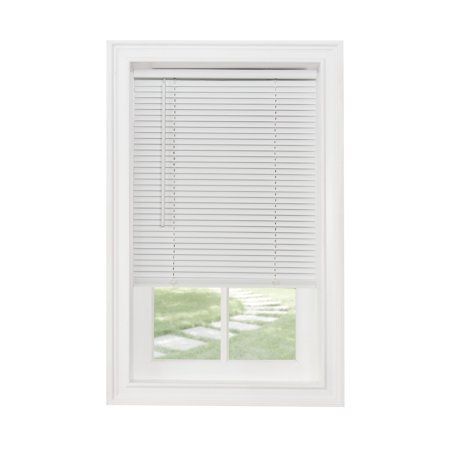 Photo 1 of Achim GII Morningstar Indoor Cordless White Vinyl Light Filtering Window Mini Blind 64 L X 35 W
