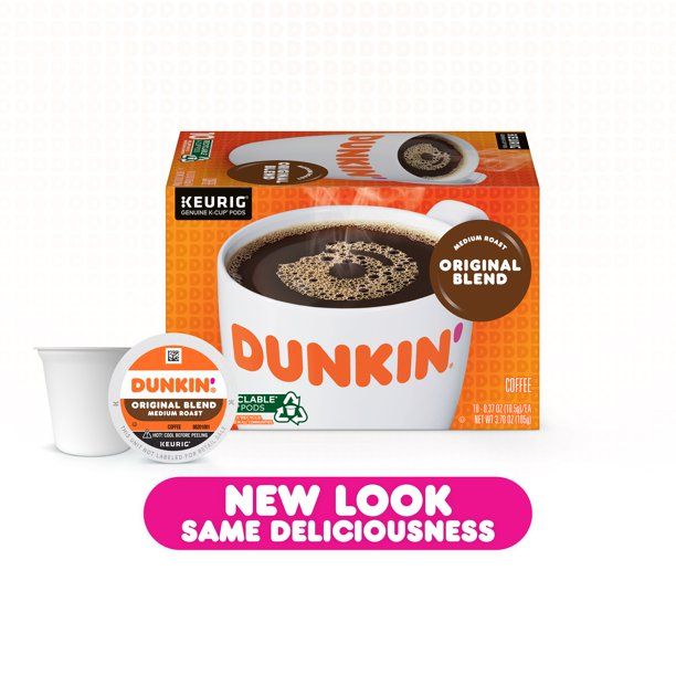 Photo 1 of Dunkin' Original Blend, Medium Roast, Keurig K-Cup Pods - 22ct [EXP 4-22]