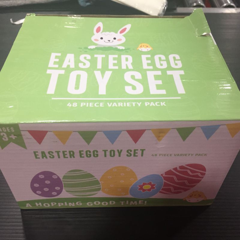 Photo 1 of JOYIN 48 Pack Easter Eggs with 96 Prefilled Plastic Army Men Action Figures, Easter Basket Stuffers