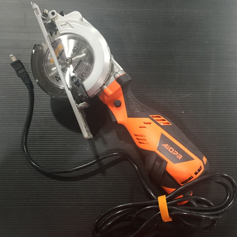 Photo 2 of AIOPR 5.8Amp 3500RPM Mini Circular Saw Compact Saw with 4-1/2" 24T TCT Blade (766V)