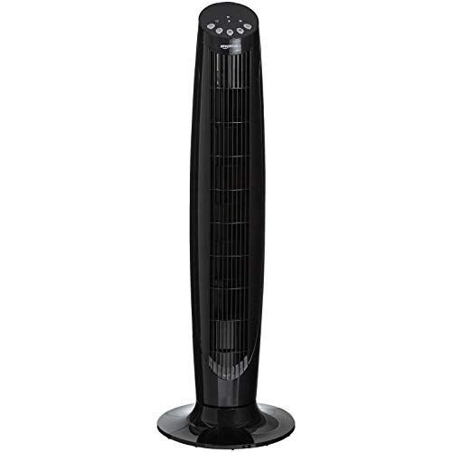 Photo 1 of Amazon Basics Digital Oscillating 3 Speed Tower Fan with Remote