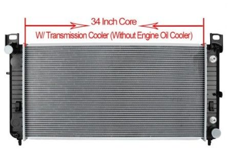 Photo 1 of 2423 34? Radiator for Chevrolet GMC Silverado Sierra Tahoe w/Oil Cooler 4.8 5.3
