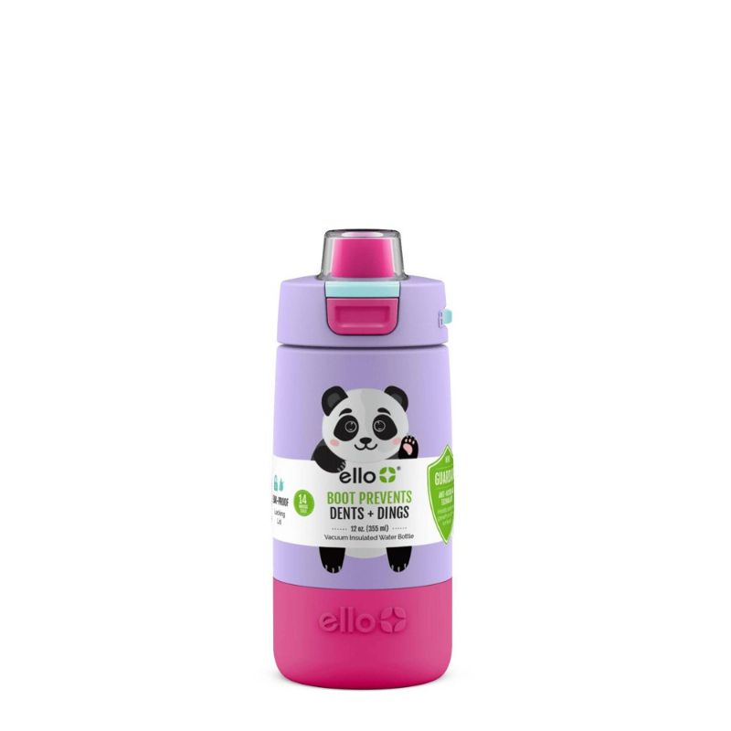 Photo 1 of 2 PACK - Ello 12oz Stainless Steel Colby Kids' Water Bottle
