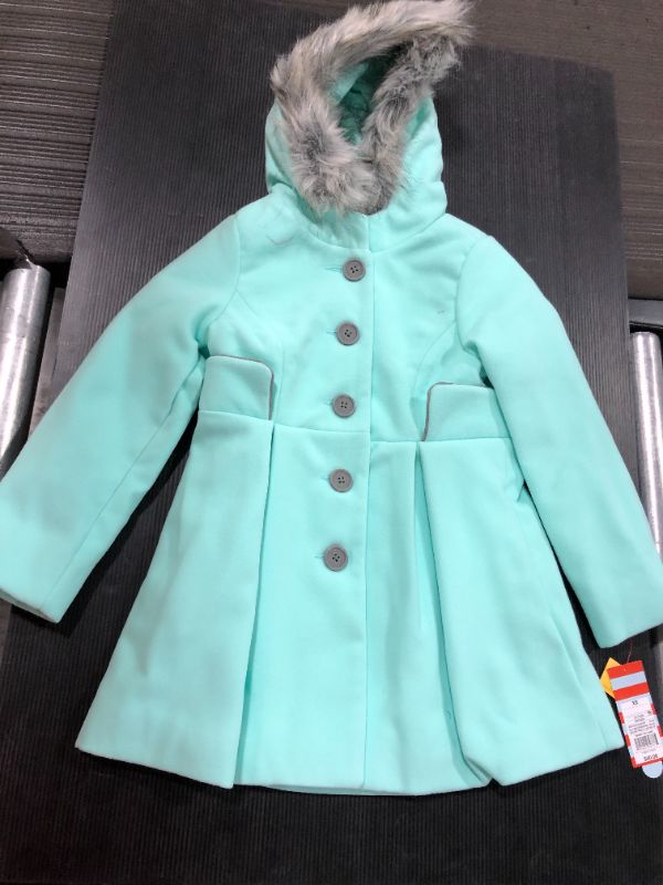 Photo 2 of Girls' Faux Fur Hooded Jacket - Cat & Jack™
size :  XS