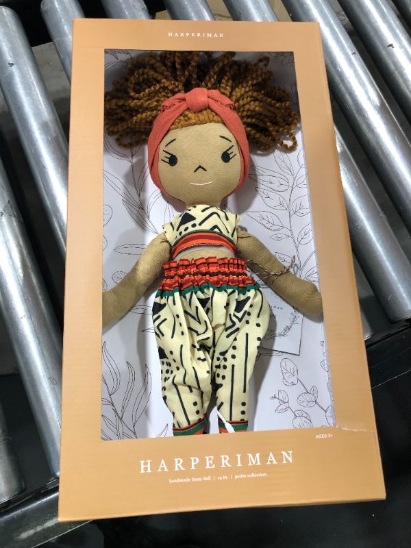 Photo 2 of HarperIman Quinn 14'' Plush Linen Doll

