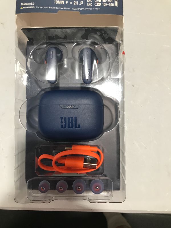 Photo 2 of JBL Tune 230NC TWS True Wireless Noise Cancelling Earbuds, Blue
