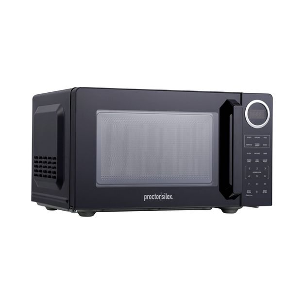 Photo 1 of Proctor Silex 0.9 Cu Ft 900 Watt Power 11 Power Levels Microwave Oven Black New
