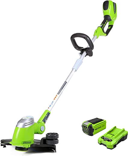 Photo 1 of --Greenworks 40V 13" Cordless String Trimmer / Edger, 2.0Ah Battery and Charger Included
