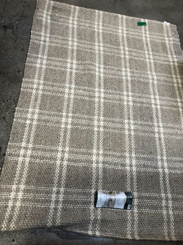 Photo 3 of 5'x7' Cottonwood Plaid Wool/Cotton Area Rug - Threshold™ Designed with Studio McGee

