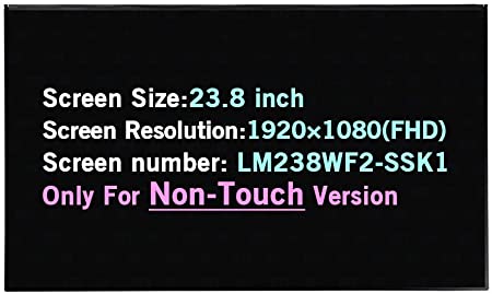 Photo 1 of Replacement for LM238WF2(SS)(K1) LM238WF2 SS K1 Non-Touch 23.8" FHD LCD Display LM238WF2-SSK1 LCD Screen 1920×1080
