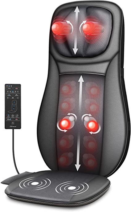 Photo 1 of Shiatsu Back Massager with Heat & Deep Kneading Massage Chair Pad - 234
