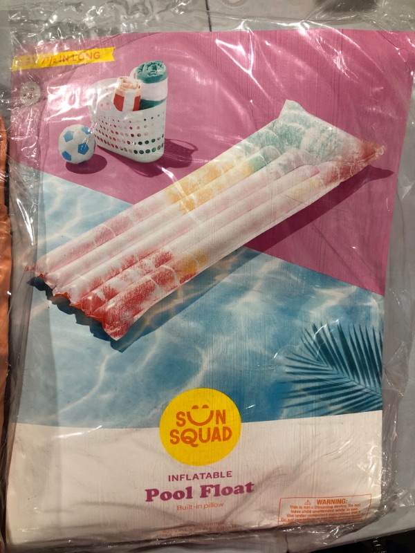 Photo 1 of 2- sun squad inflatable pool float