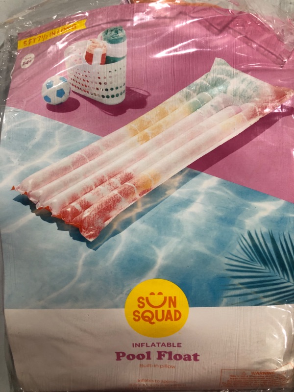 Photo 1 of 2- sun squad inflatable pool float