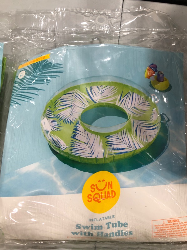 Photo 1 of 2- 33" Swim Tube Tropical with Handles - Sun Squad™

