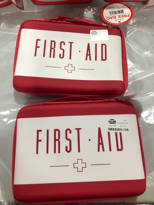 Photo 1 of 2-Band-Aid Brand Exclusive Build Your Own First Aid Kit Red Bag
