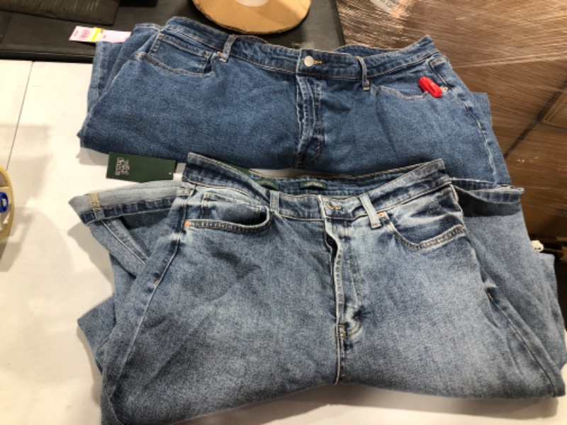 Photo 1 of 2 - JEANS size 12 and20W