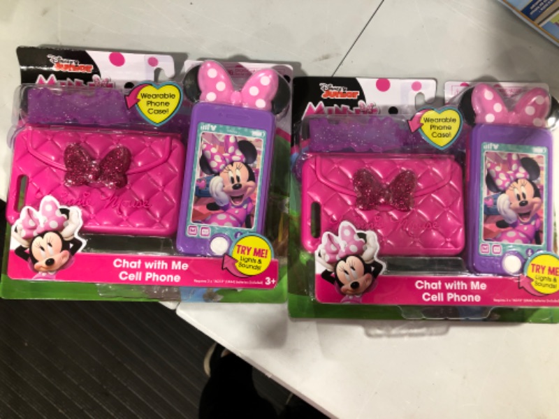 Photo 2 of 2-Disney Junior Minnie Mouse Chat with Me Cell Phone Set

