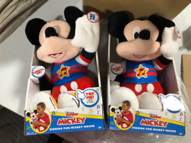 Photo 1 of 2 plush micky mouse 