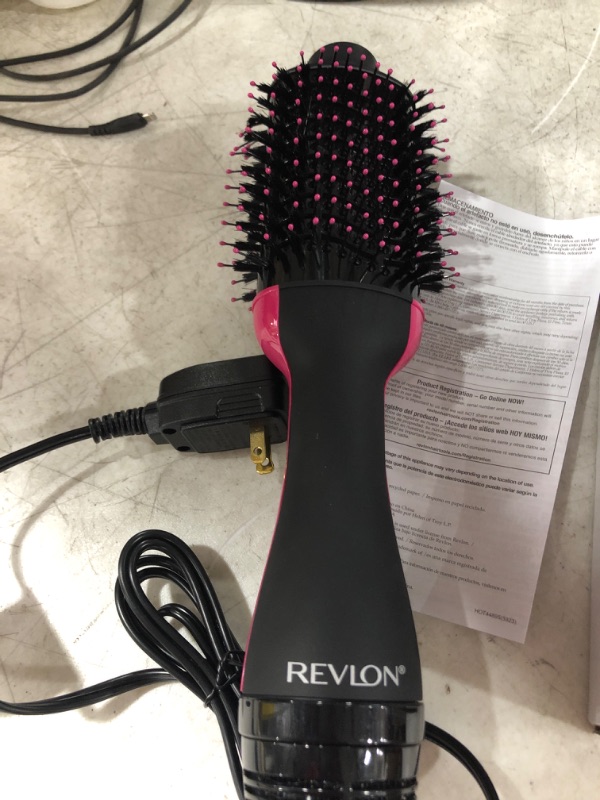 Photo 2 of REVLON One-Step Volumizer Original 1.0 Hair Dryer and Hot Air Brush, Black
