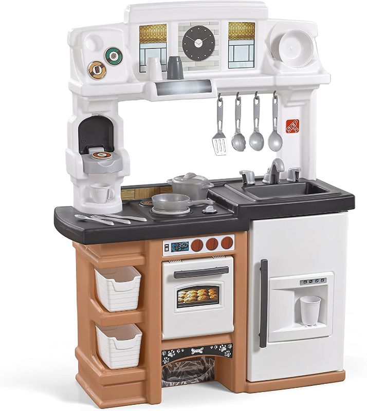 Photo 1 of Step2 899399 Espresso Bar Play Kitchen for Kids, Tan
