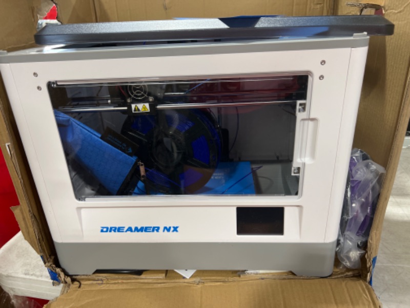 Photo 5 of Flashforge Dreamer NX 3D Printer Single-extruder Printer with Clear Door and Rear Fans
