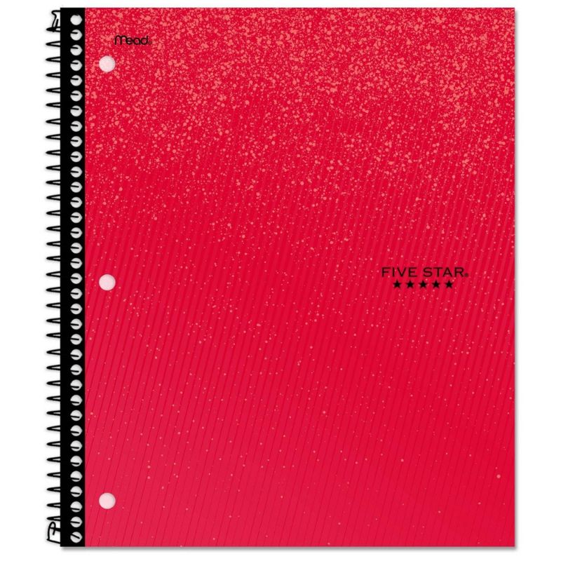 Photo 1 of Five Star 1 Subject Wide Ruled Spiral Notebook Qty 12
