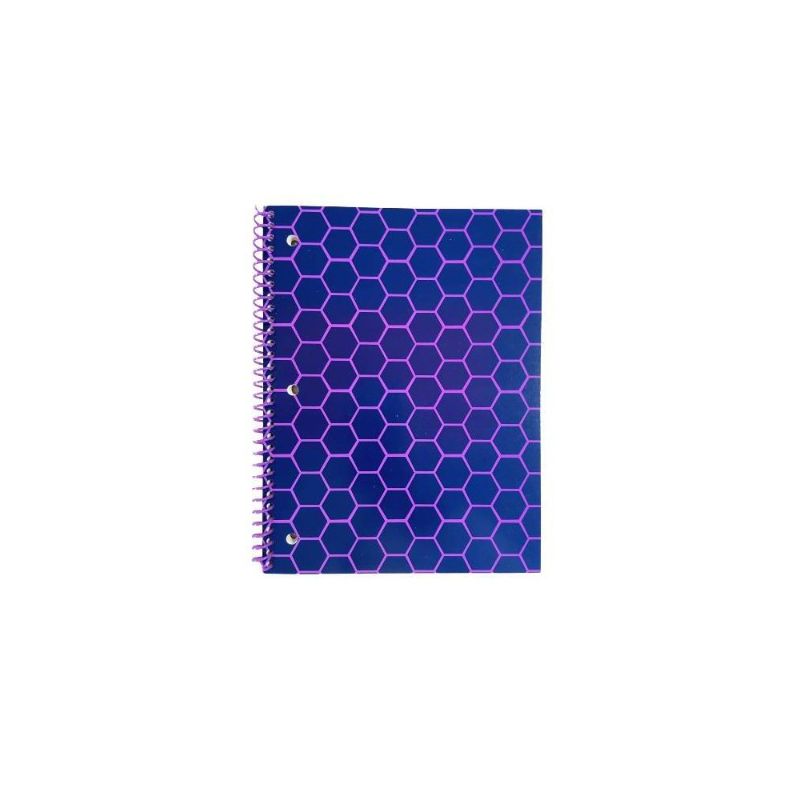 Photo 1 of College Ruled 1 Subject Spiral Notebook Dark Blue Honeycomb - up & up™ Qty. 12
