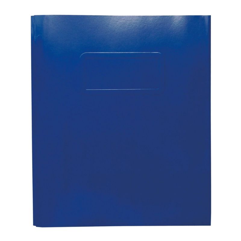 Photo 1 of 2 Pocket Paper Folder with Prongs Blue - Qty. 100
